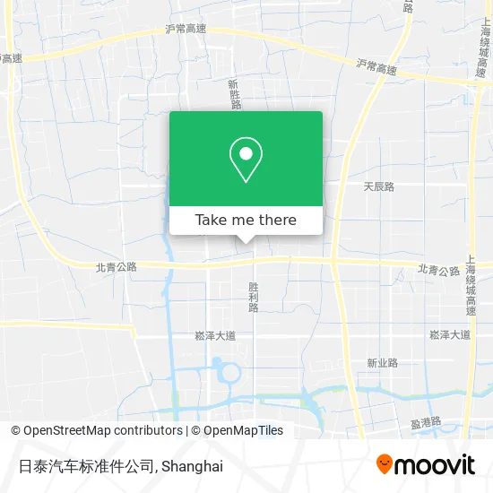 日泰汽车标准件公司 map
