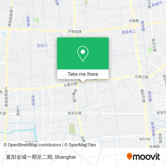 夏阳金城一期至二期 map