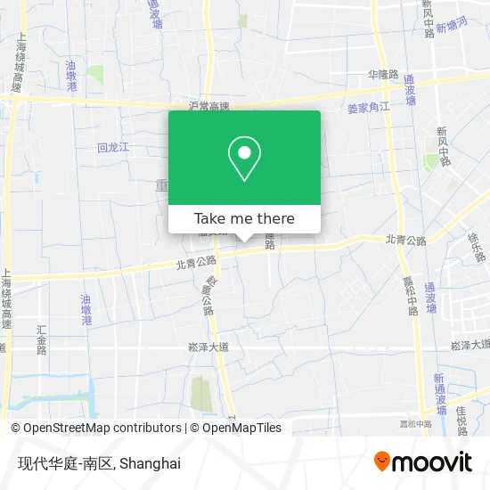 现代华庭-南区 map