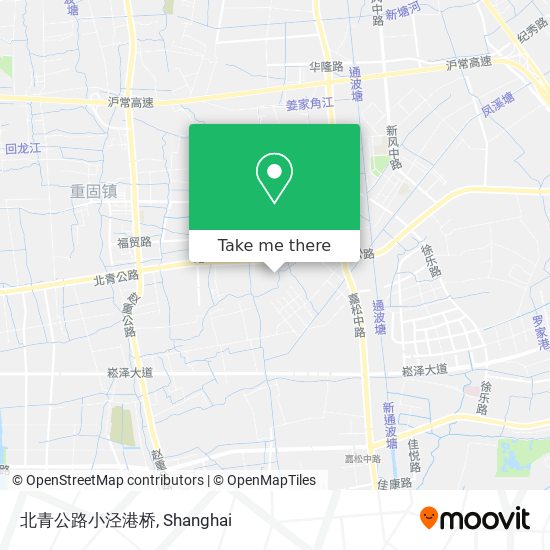 北青公路小泾港桥 map