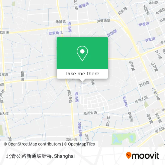 北青公路新通坡塘桥 map