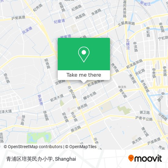 青浦区培英民办小学 map