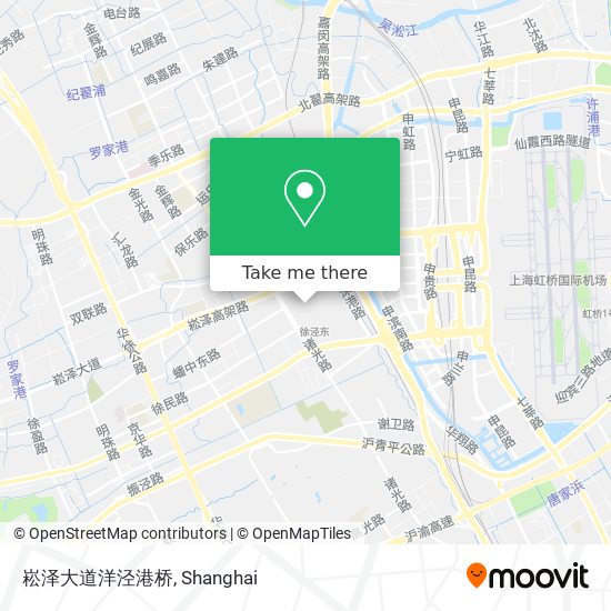 崧泽大道洋泾港桥 map