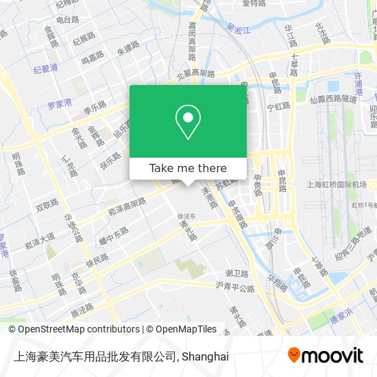 上海豪美汽车用品批发有限公司 map