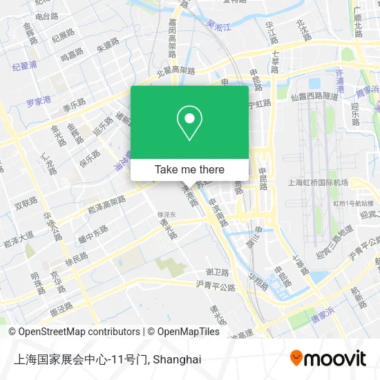 上海国家展会中心-11号门 map