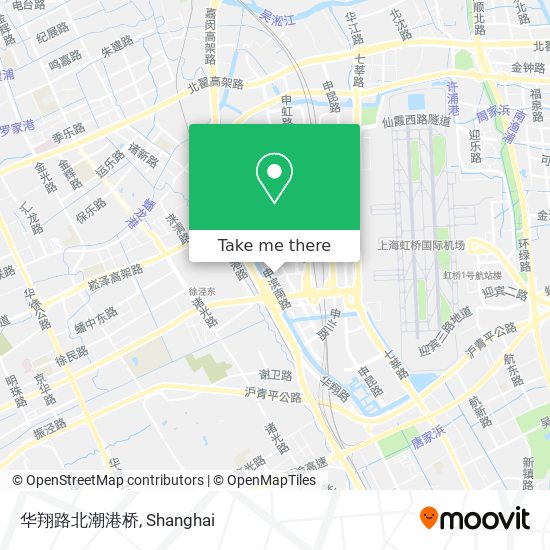 华翔路北潮港桥 map