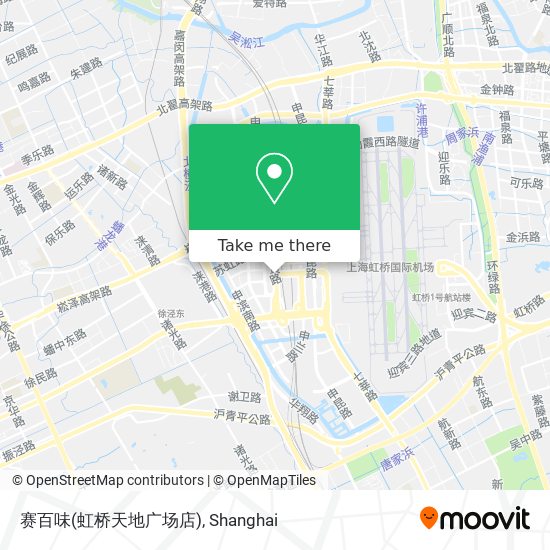 赛百味(虹桥天地广场店) map