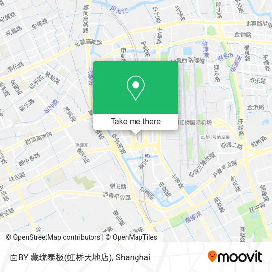 面BY 藏珑泰极(虹桥天地店) map