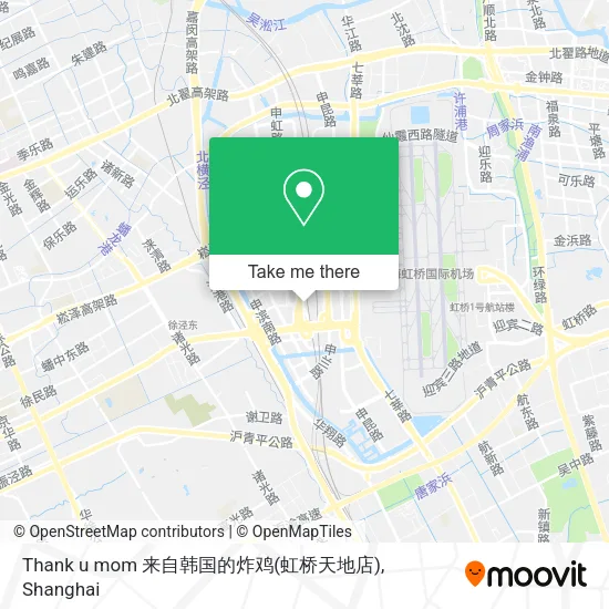 Thank u mom 来自韩国的炸鸡(虹桥天地店) map