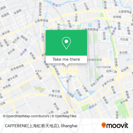 CAFFEBENE(上海虹桥天地店) map