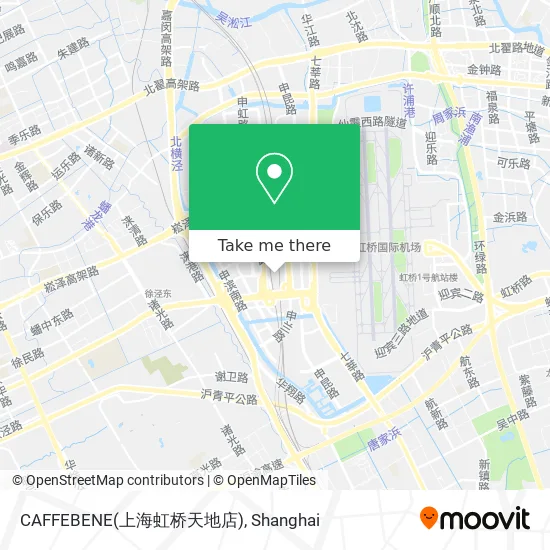CAFFEBENE(上海虹桥天地店) map