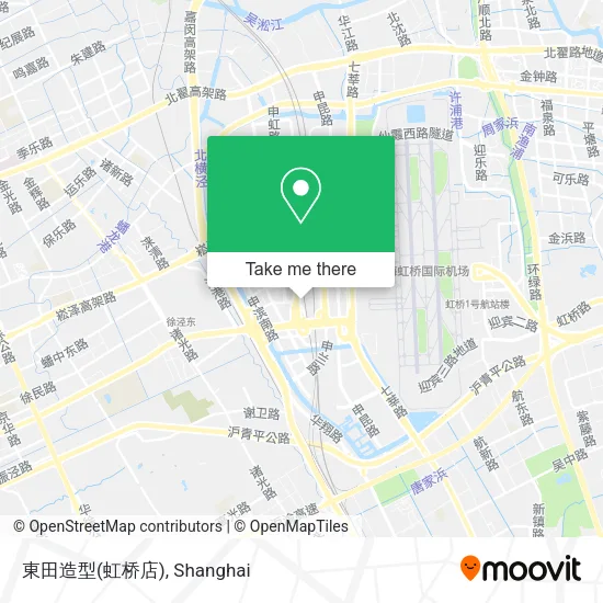 東田造型(虹桥店) map