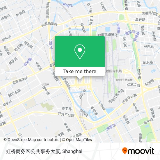 虹桥商务区公共事务大厦 map
