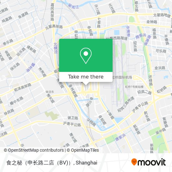 食之秘（申长路二店（BV)） map