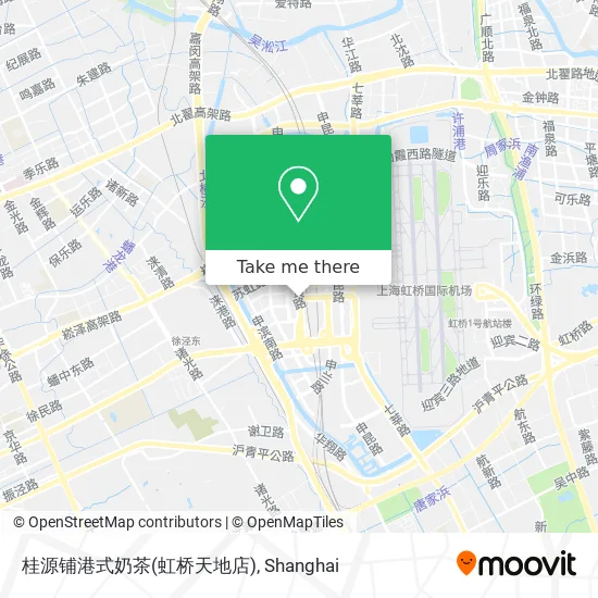 桂源铺港式奶茶(虹桥天地店) map