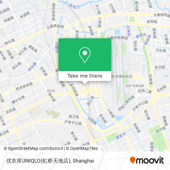 优衣库UNIQLO(虹桥天地店) map