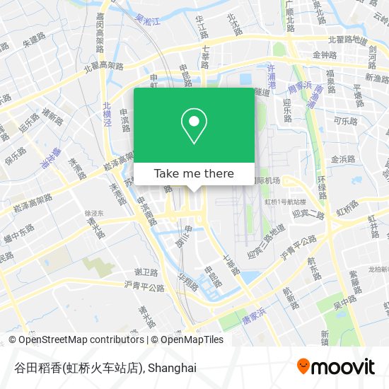 谷田稻香(虹桥火车站店) map