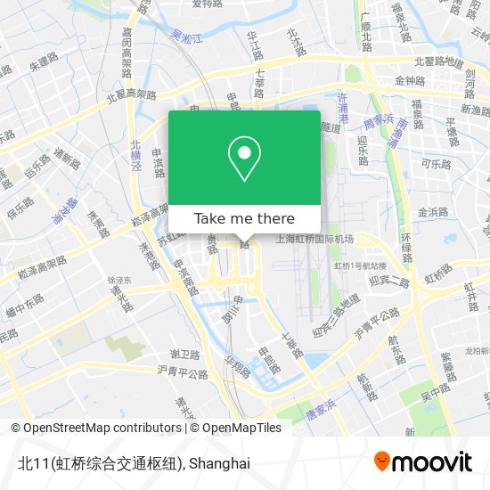 北11(虹桥综合交通枢纽) map