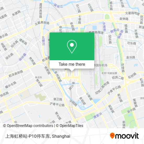 上海虹桥站-P10停车库 map
