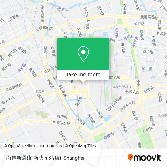 面包新语(虹桥火车站店) map