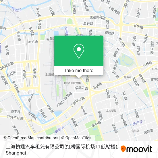 上海协通汽车租凭有限公司(虹桥国际机场T1航站楼) map