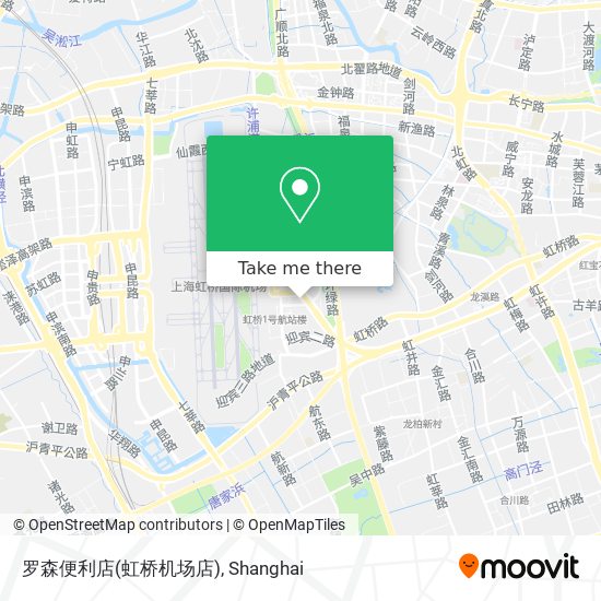 罗森便利店(虹桥机场店) map