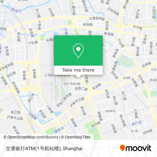 交通银行ATM(1号航站楼) map