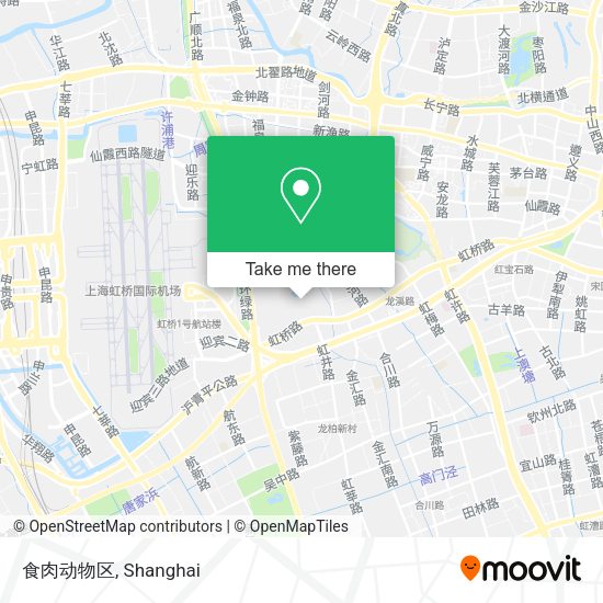 食肉动物区 map