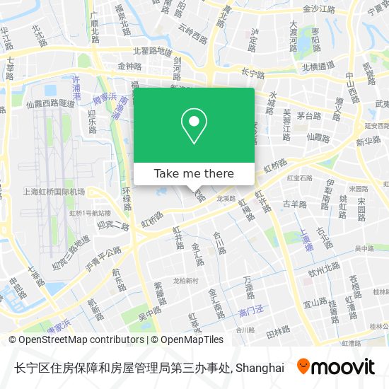 长宁区住房保障和房屋管理局第三办事处 map