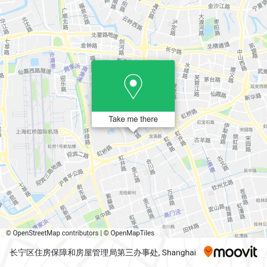 长宁区住房保障和房屋管理局第三办事处 map