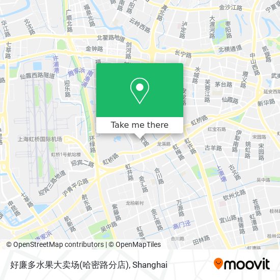 好廉多水果大卖场(哈密路分店) map