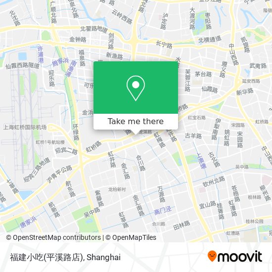 福建小吃(平溪路店) map