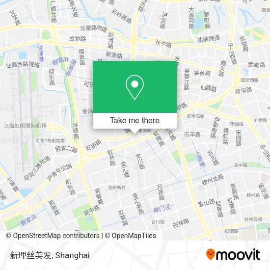 新理丝美发 map