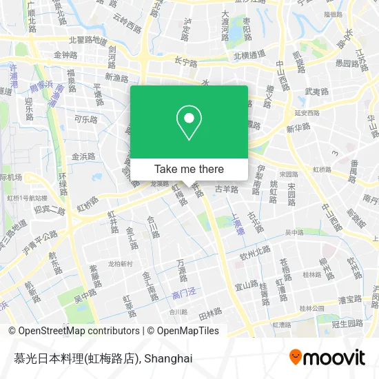 慕光日本料理(虹梅路店) map