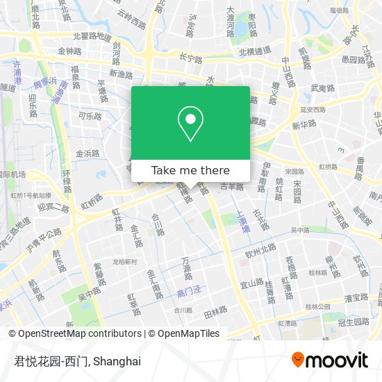 君悦花园-西门 map