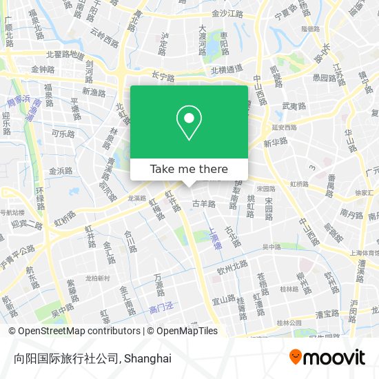 向阳国际旅行社公司 map