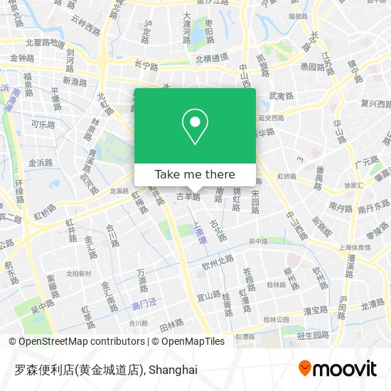 罗森便利店(黄金城道店) map