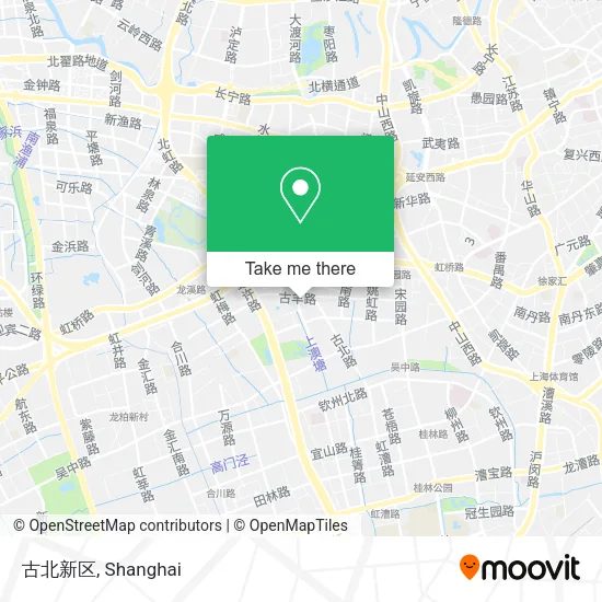 古北新区 map
