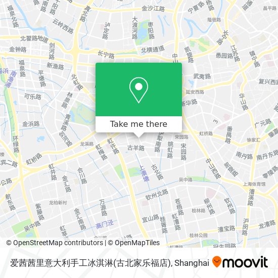 爱茜茜里意大利手工冰淇淋(古北家乐福店) map