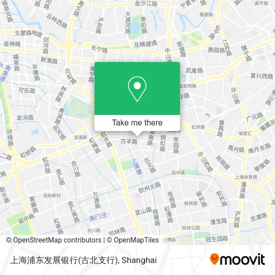 上海浦东发展银行(古北支行) map