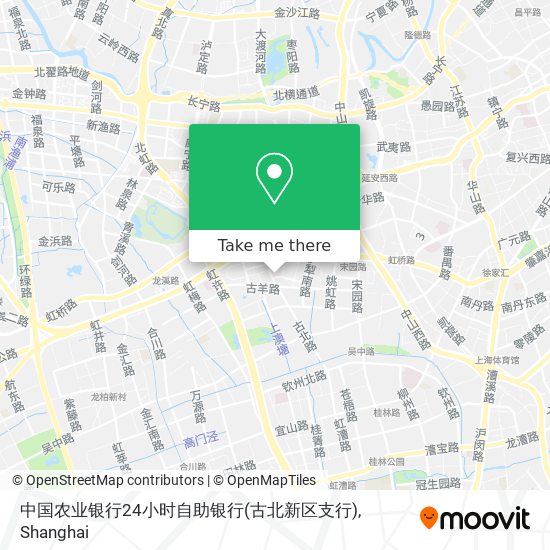 中国农业银行24小时自助银行(古北新区支行) map