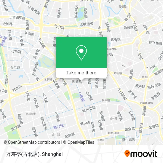 万寿亭(古北店) map