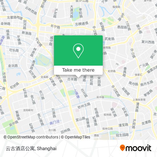 云古酒店公寓 map