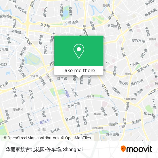 华丽家族古北花园-停车场 map