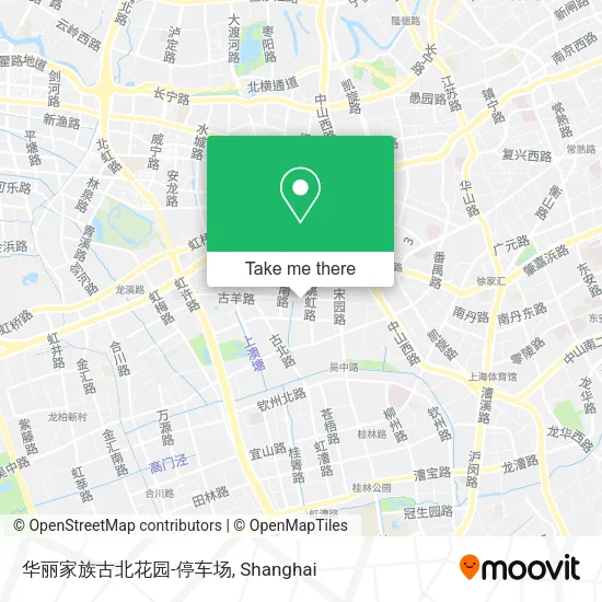 华丽家族古北花园-停车场 map
