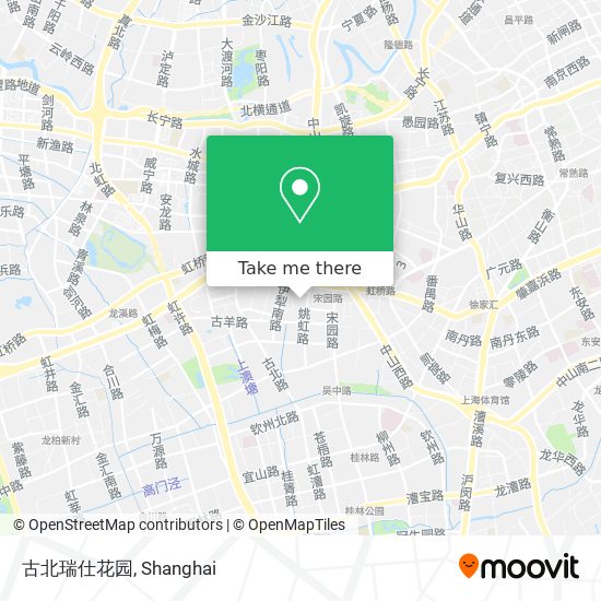 古北瑞仕花园 map