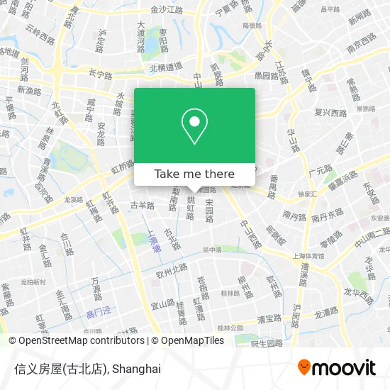 信义房屋(古北店) map