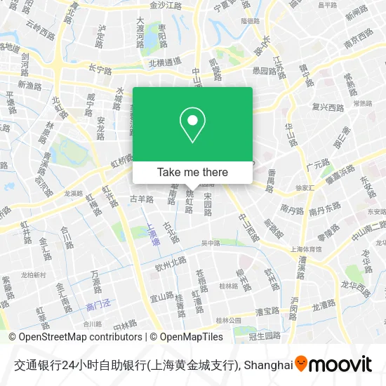 交通银行24小时自助银行(上海黄金城支行) map