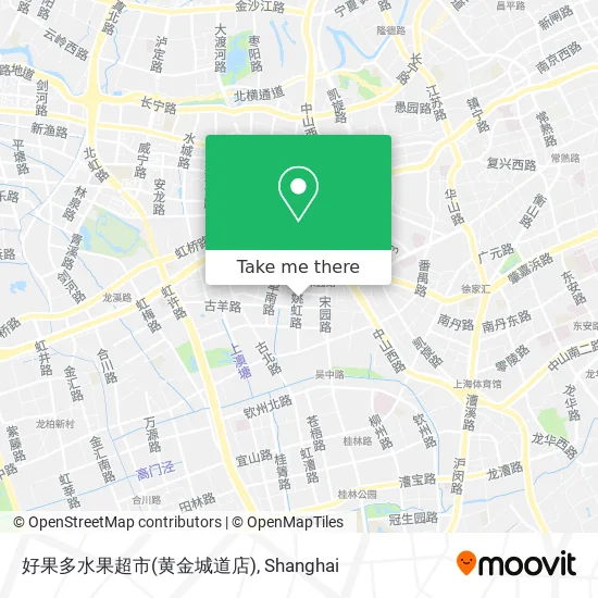 好果多水果超市(黄金城道店) map