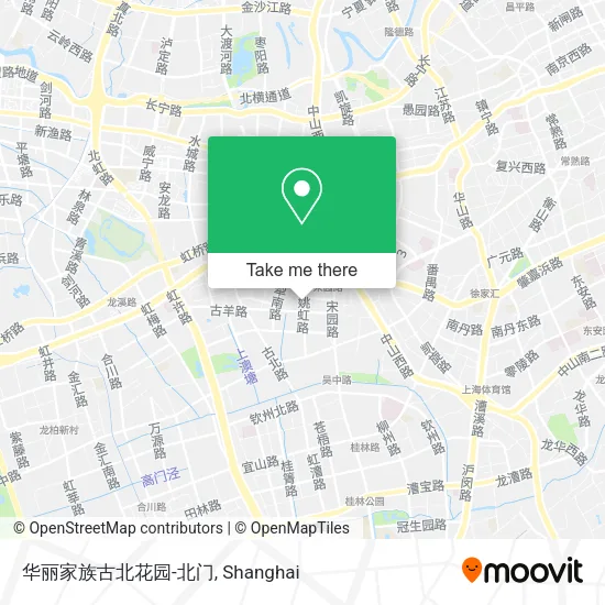 华丽家族古北花园-北门 map